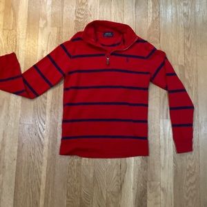 Ralph Lauren polo pullover red and navy